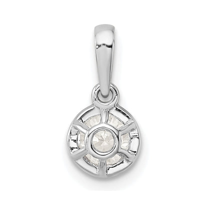 14K White Gold True Origin 1/2 Carat Lab Grown Diamond Vs Def 18 Inch Solitaire Pendant Necklace