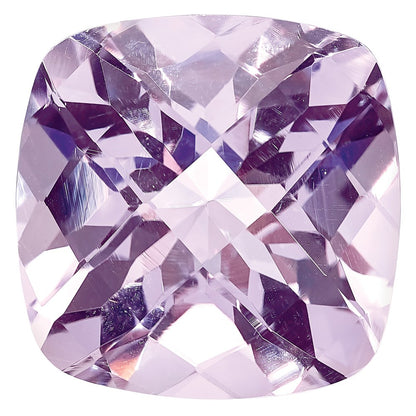 Gemstone Rose De France Quartz Aa Quality 10mm Cushion Checkerboard