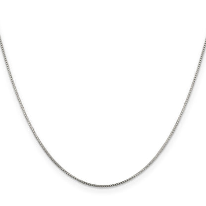 36 Inch Sterling Silver .8mm Box Chain Necklace