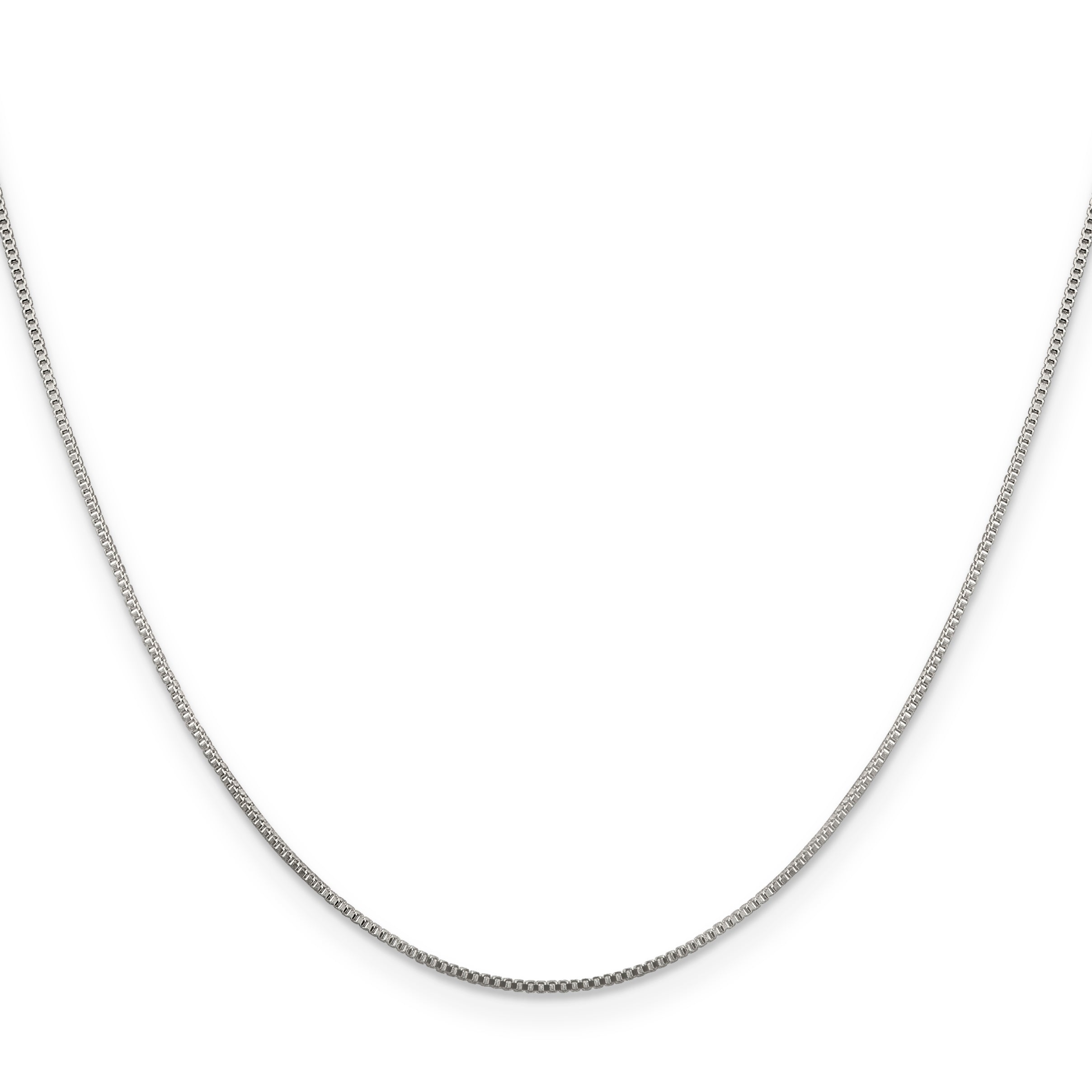 26 Inch Sterling Silver .8mm Box Chain Necklace (QBX015-26) – Goldia.com.au