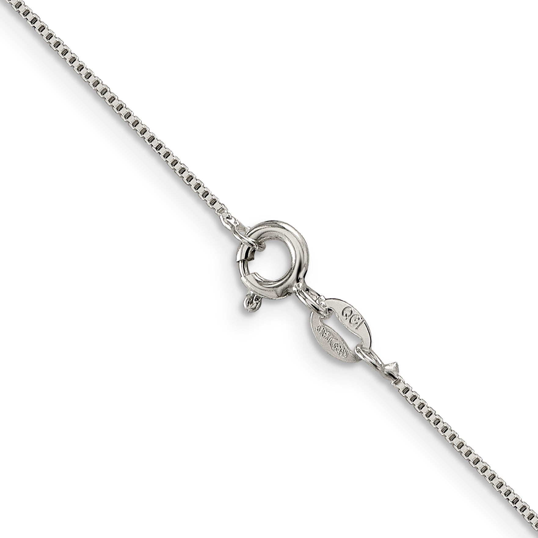 36 Inch Sterling Silver .8mm Box Chain Necklace