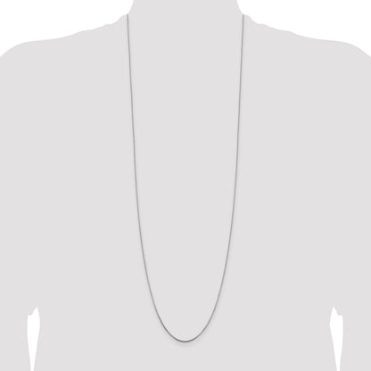 36 Inch Sterling Silver .8mm Box Chain Necklace
