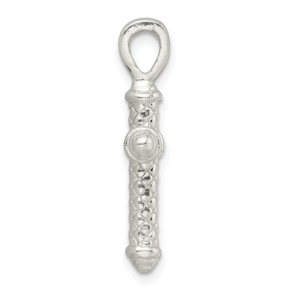 Sterling Silver Polished Cross Pendant