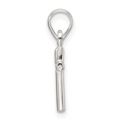 Sterling Silver Polished Cross Pendant