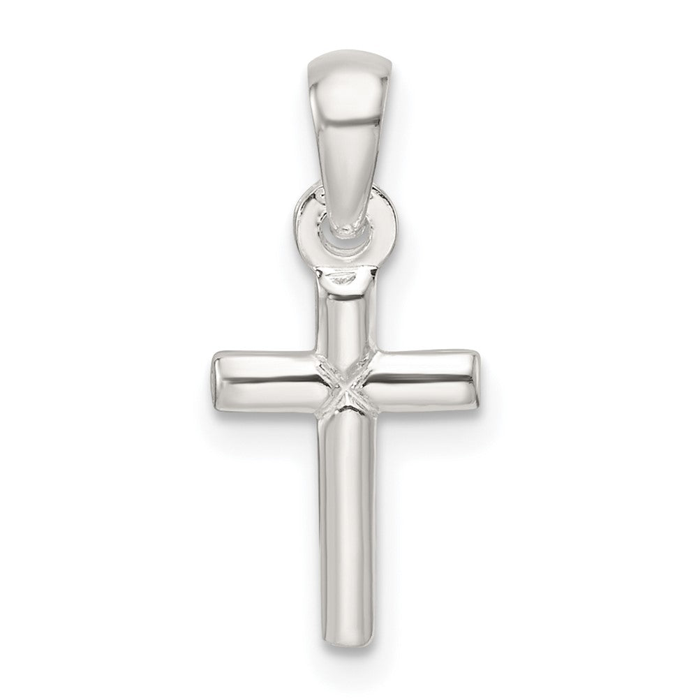 Sterling Silver Polished Cross Pendant