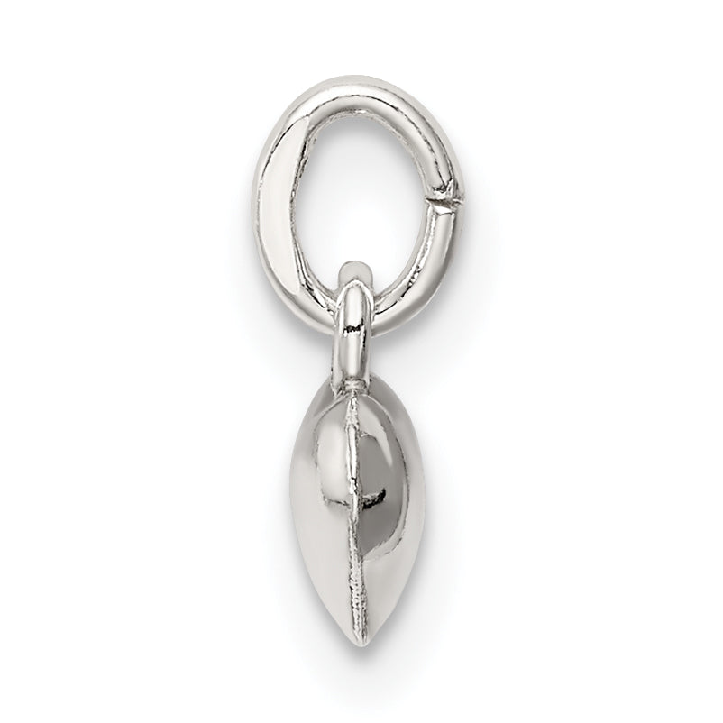 Sterling Silver Polished Puff Heart Charm