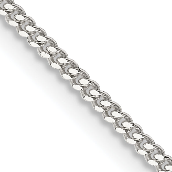 26 Inch Sterling Silver 1.5mm Curb Chain Necklace (QCB045-26) – Goldia ...