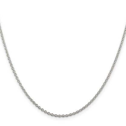 24 Inch Sterling Silver 1.95mm Cable Chain Necklace