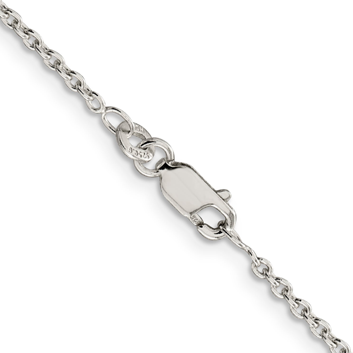 24 Inch Sterling Silver 1.95mm Cable Chain Necklace