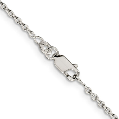 24 Inch Sterling Silver 1.95mm Cable Chain Necklace