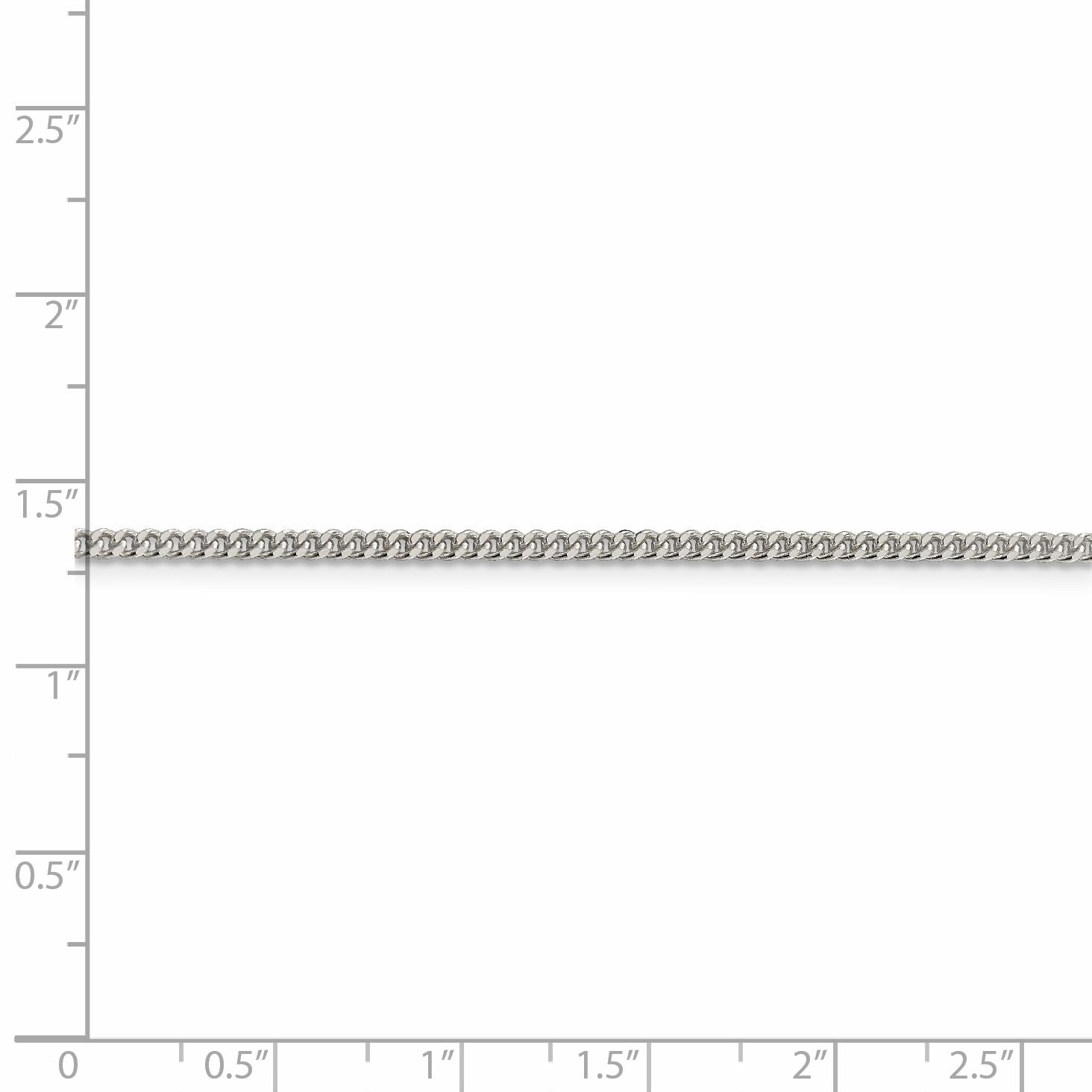 42 Inch Sterling Silver 2.75mm Diamond-Cut Rope Chain Necklace