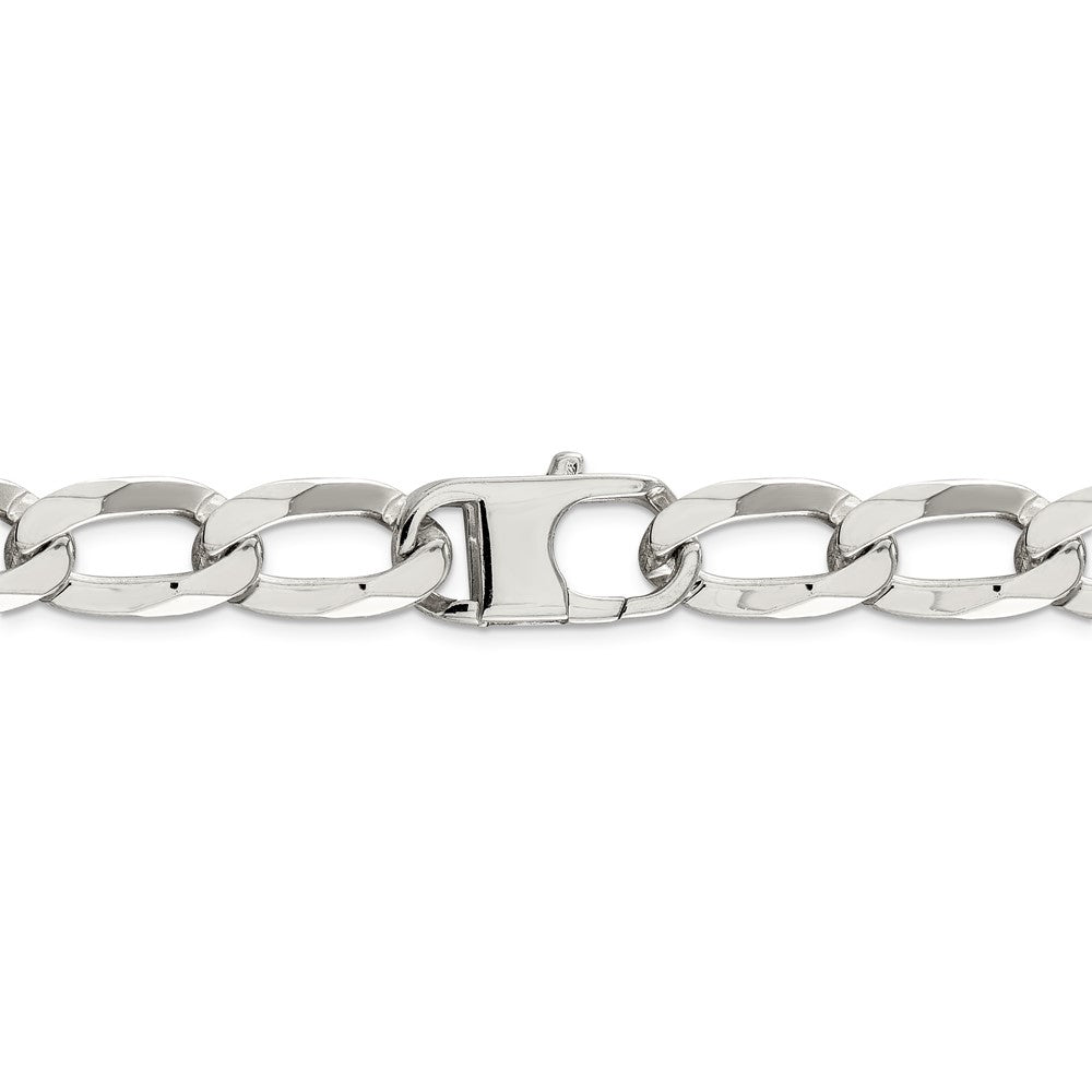 20 Inch Sterling Silver 12.35mm Elongated Open Link Chain
