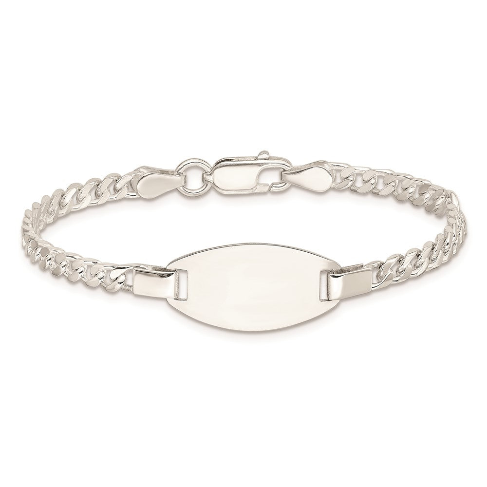 3 Inch Sterling Silver Childrens 5In Plus 1In Ext Id Bracelet