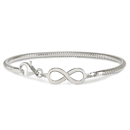 7.5 Inch Sterling Silver Infinity Symbol Bracelet