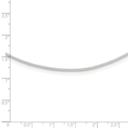 Sterling Silver 1mm Twisted Neckwire