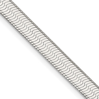 16 Inch Sterling Silver 5.25mm Magic Herringbone Chain Necklace