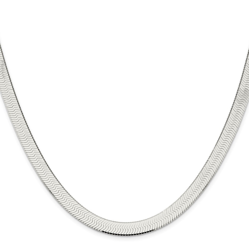 20 Inch Sterling Silver 8mm Magic Herringbone Chain Necklace
