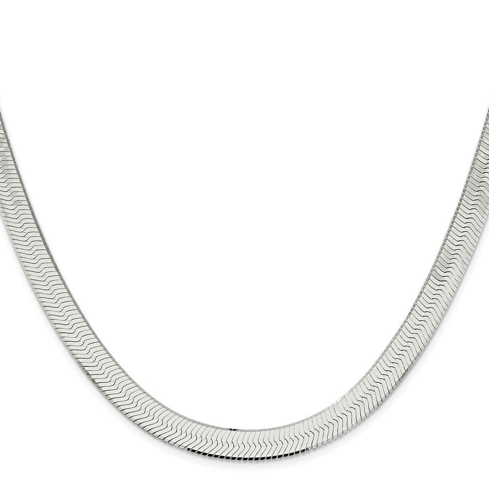 20 Inch Sterling Silver 8.75mm Magic Herringbone Chain Necklace