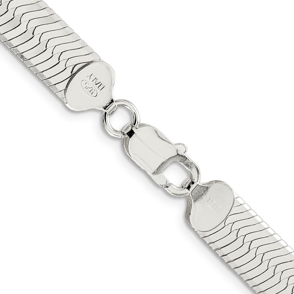 20 Inch Sterling Silver 8.75mm Magic Herringbone Chain Necklace