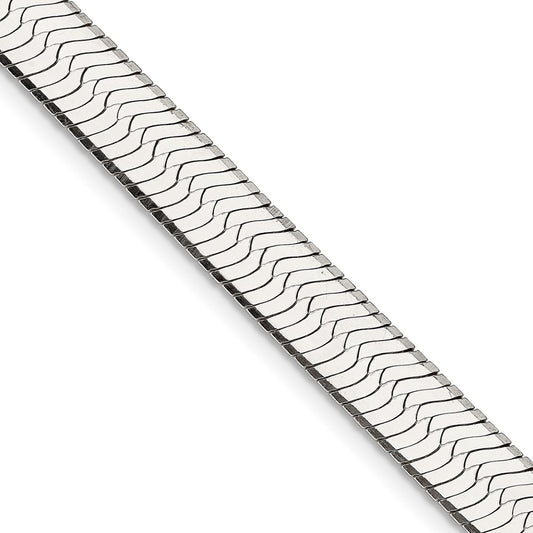 20 Inch Sterling Silver 8.75mm Magic Herringbone Chain Necklace