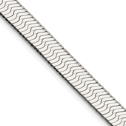 24 Inch Sterling Silver 8.75mm Magic Herringbone Chain Necklace