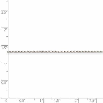 42 Inch Sterling Silver 1mm Round Box Chain Necklace