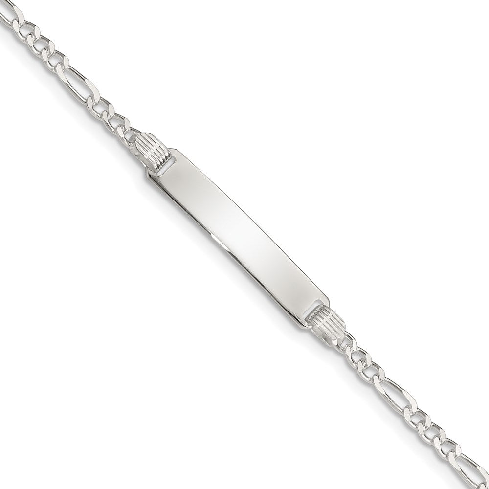 6 Inch Sterling Silver Children'S Id Bracelet