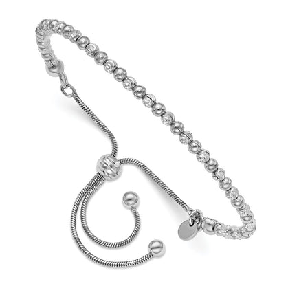 Sterling Silver D/C Bracelet Adjustable