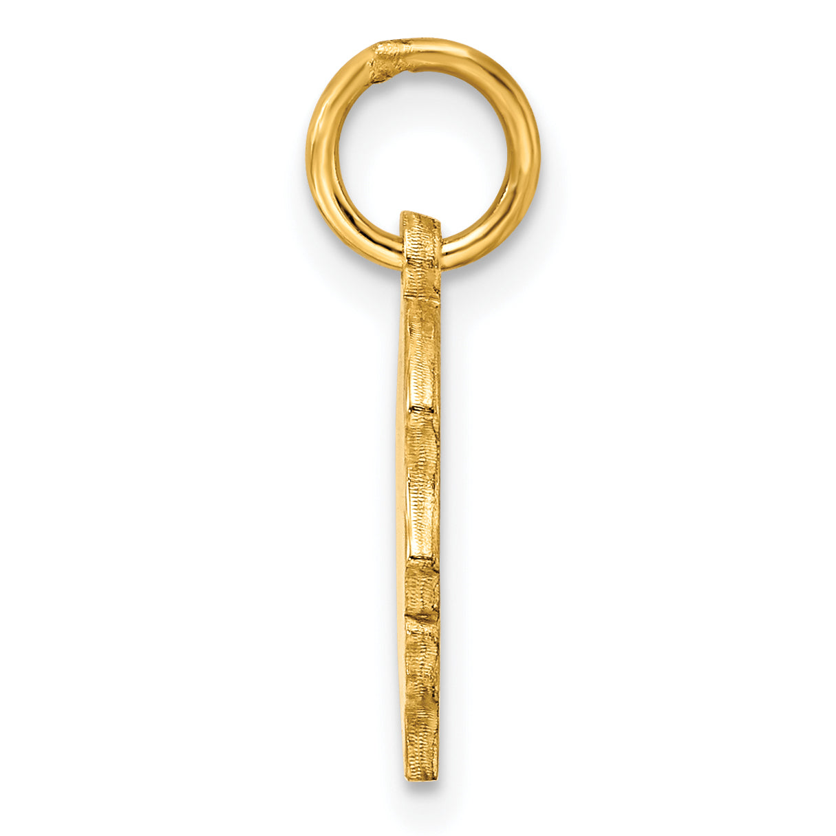 Ss/Gold Plated Sterling Silver Gp Engraveable Girl Polished Disc Charm