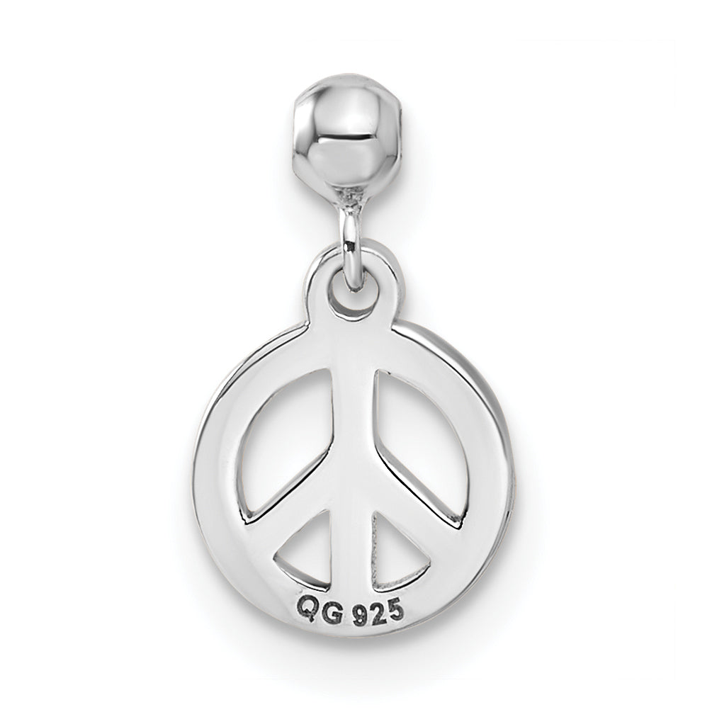 Sterling Silver Mio Memento Dangle Peace Charm