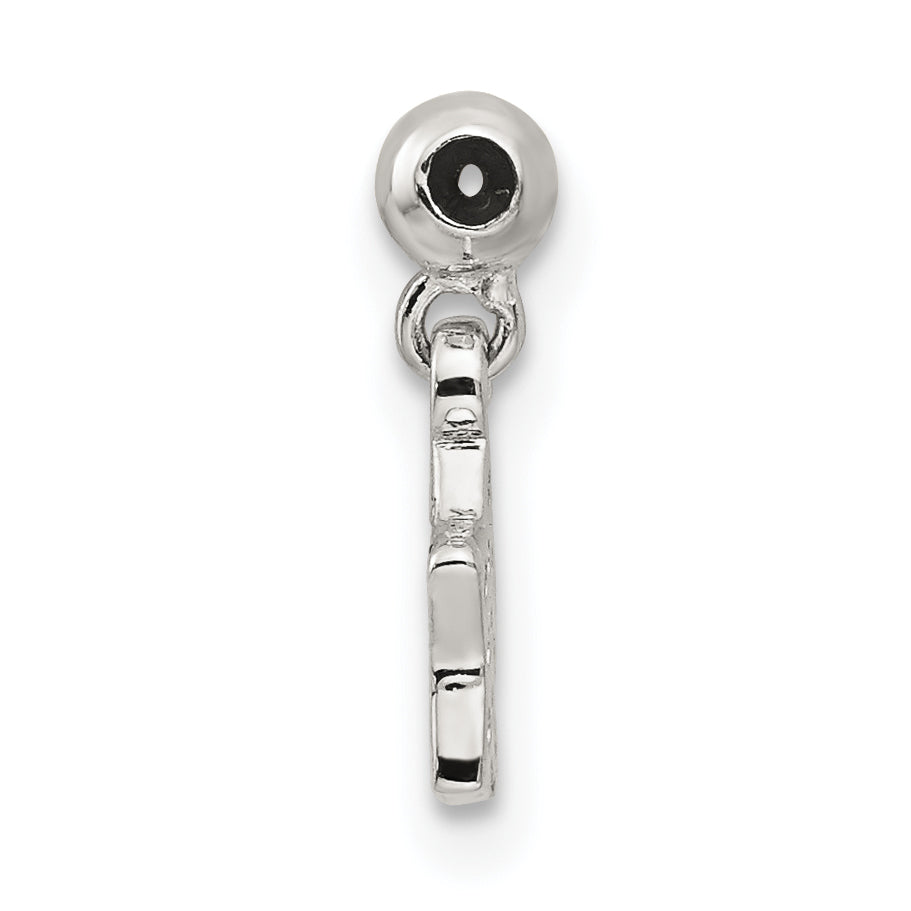Sterling Silver Mio Memento Cz Dangle Star Charm
