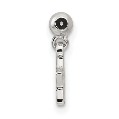 Sterling Silver Mio Memento Cz Dangle Star Charm