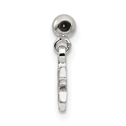 Sterling Silver Mio Memento Cz Dangle Star Charm