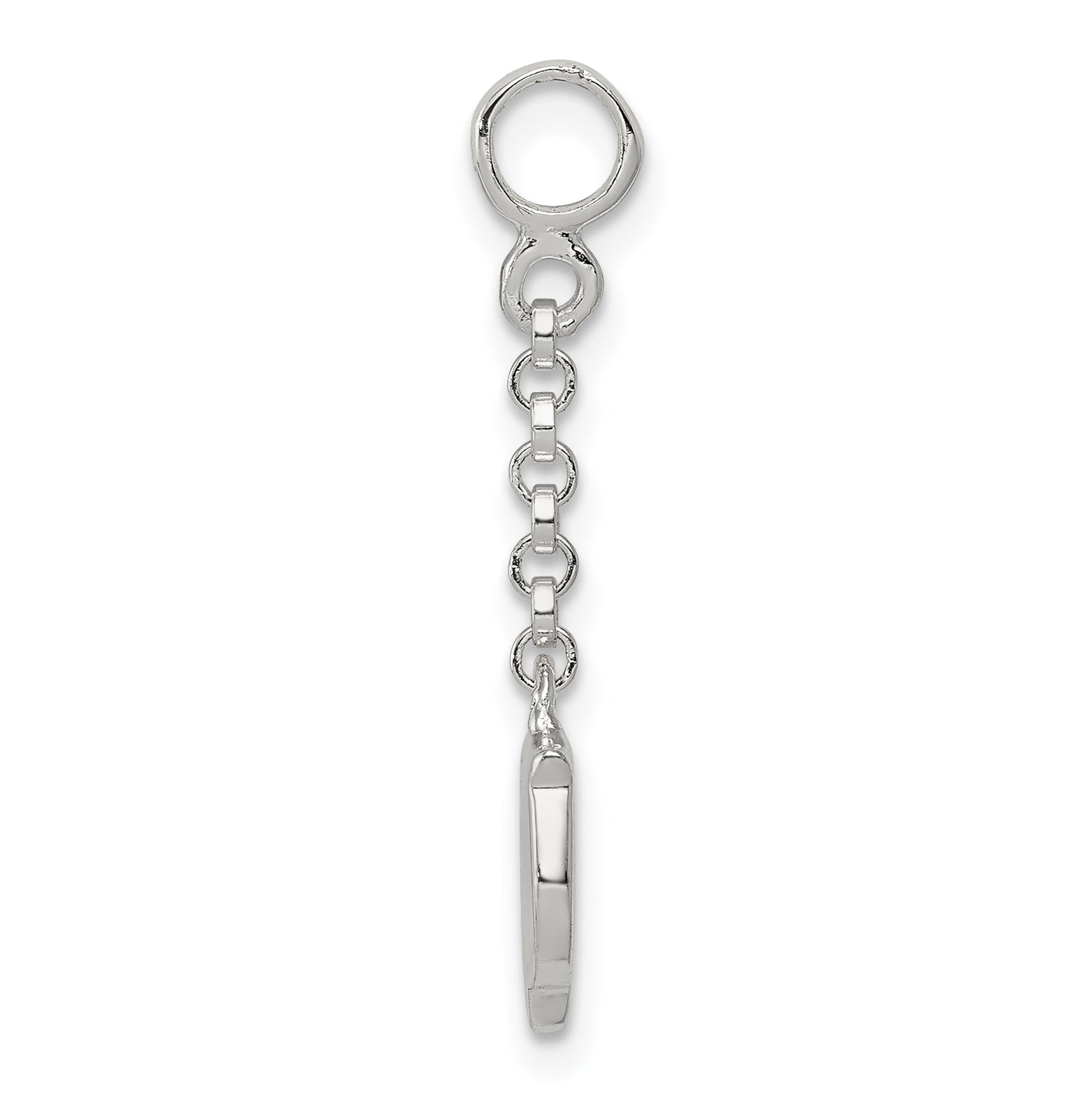 Sterling Silver Polished Bird 1/2In Dangle Enhancer