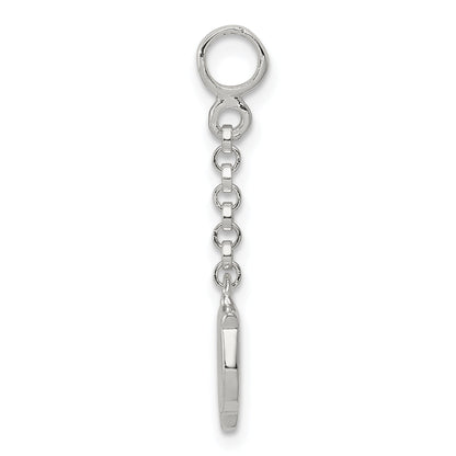 Sterling Silver Polished Bird 1/2In Dangle Enhancer