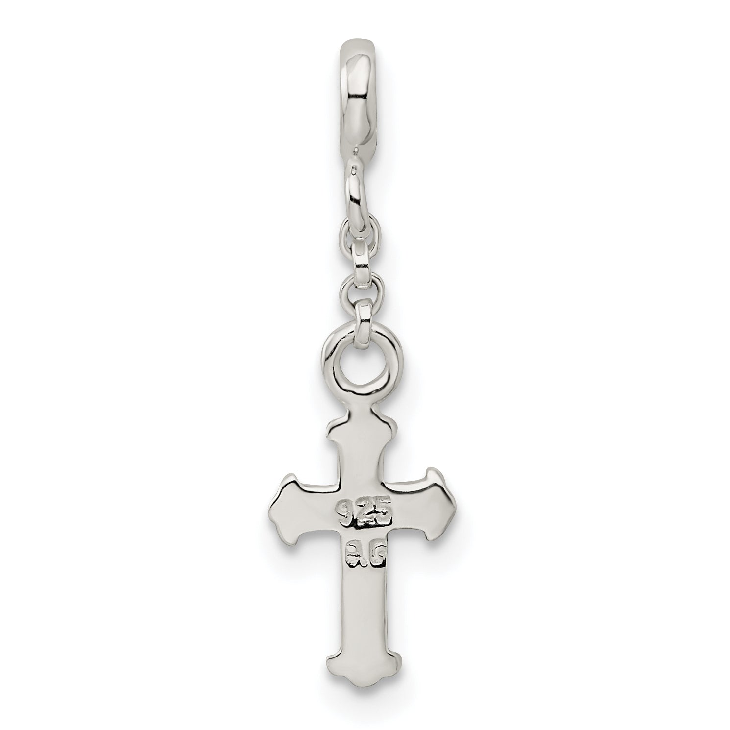 Sterling Silver Cross 1/2In Dangle Enhancer