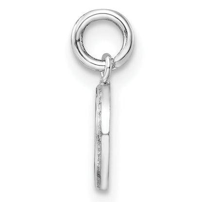 Sterling Silver Rh-Plated Red & Black Enamel Ladybug Children'S Pendant