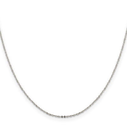 24 Inch Sterling Silver 1.15mm Flat Cable Chain Necklace