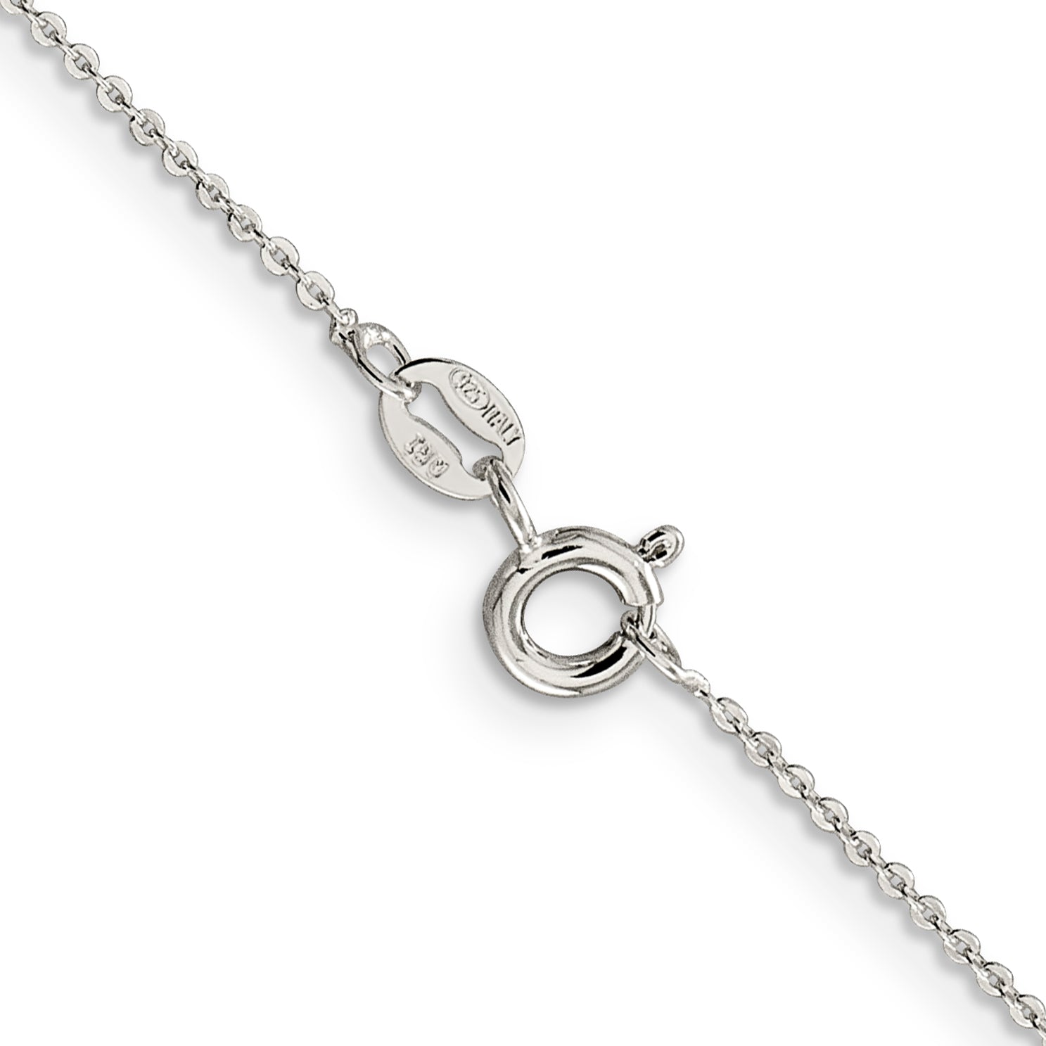 20 Inch Sterling Silver 1.15mm Flat Cable Chain Necklace