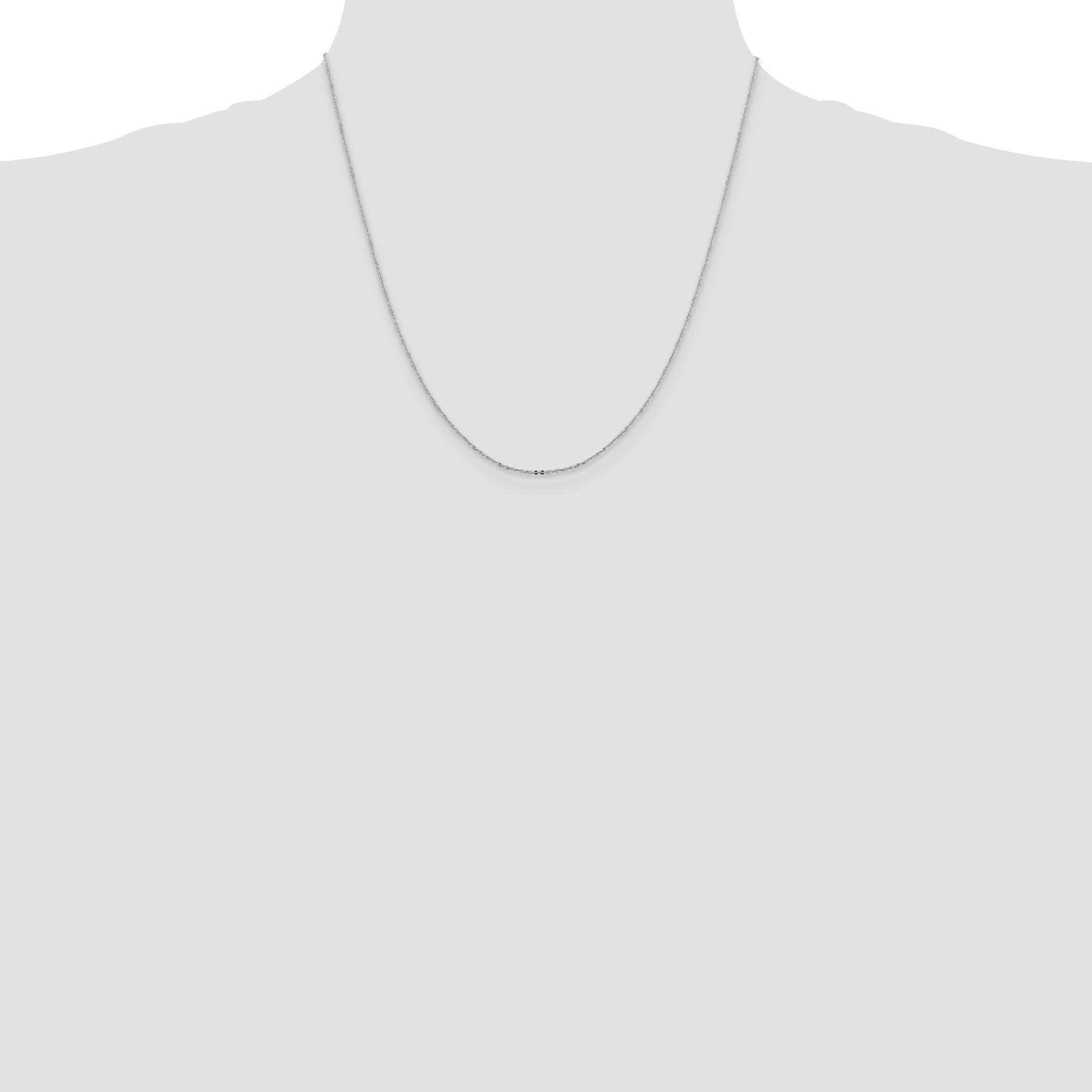 20 Inch Sterling Silver 1.15mm Flat Cable Chain Necklace