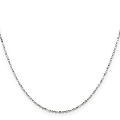 24 Inch Sterling Silver .5mm Flat Link Cable Chain Necklace