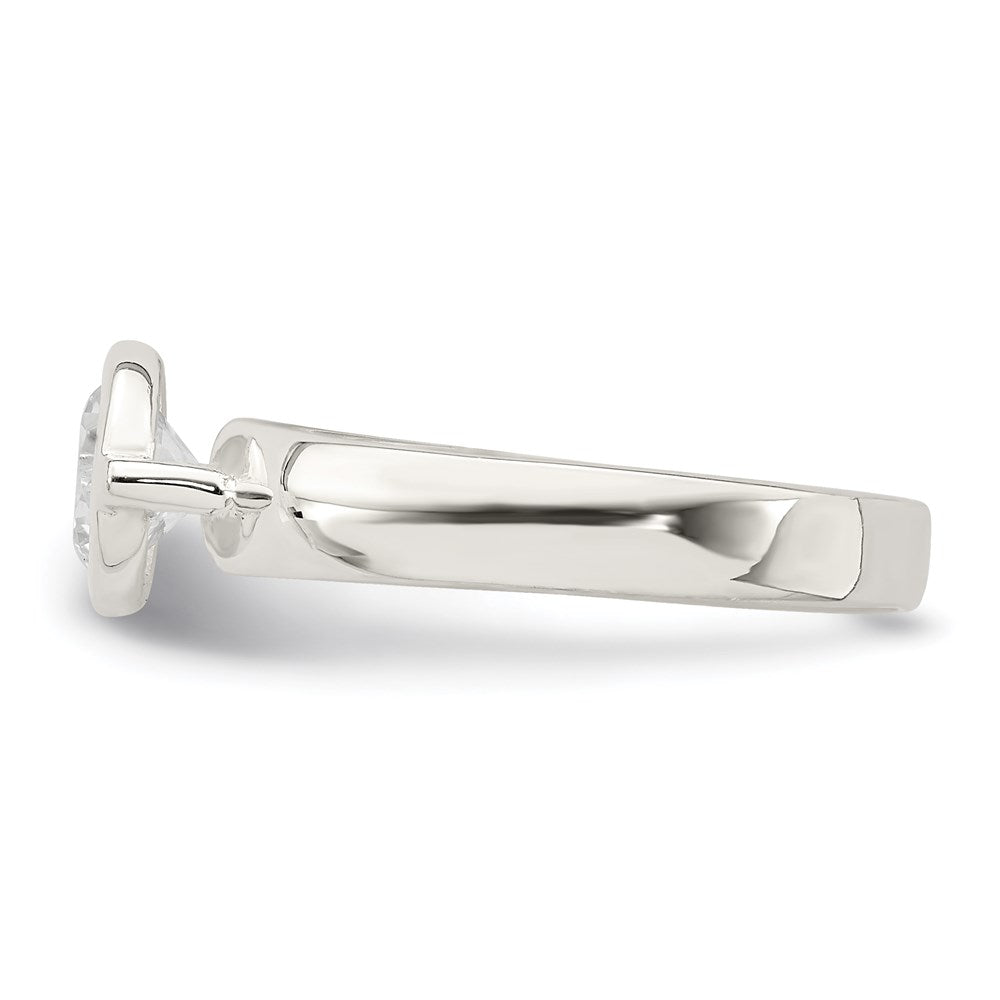 Sterling Silver Cz Ring