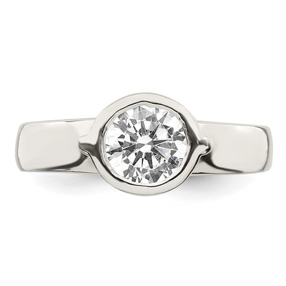 Sterling Silver Cz Ring