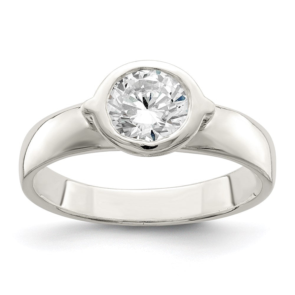 Sterling Silver Cz Ring