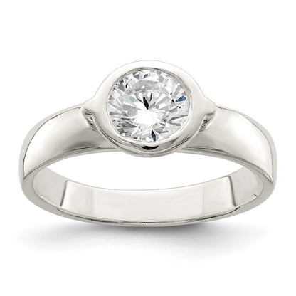 Sterling Silver Cz Ring