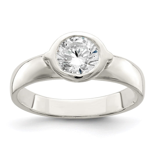 Sterling Silver Cz Ring