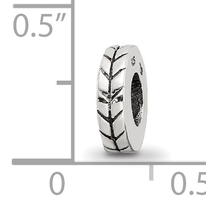 Sterling Silver Reflections Notched Spacer Bead