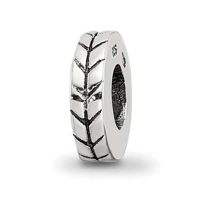 Sterling Silver Reflections Notched Spacer Bead