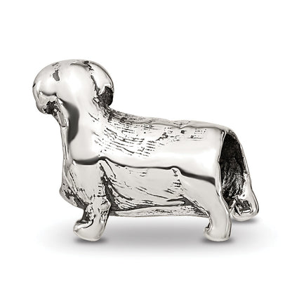 Sterling Silver Reflections Dachshound Bead
