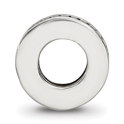 Sterling Silver Reflections Notched Spacer Bead